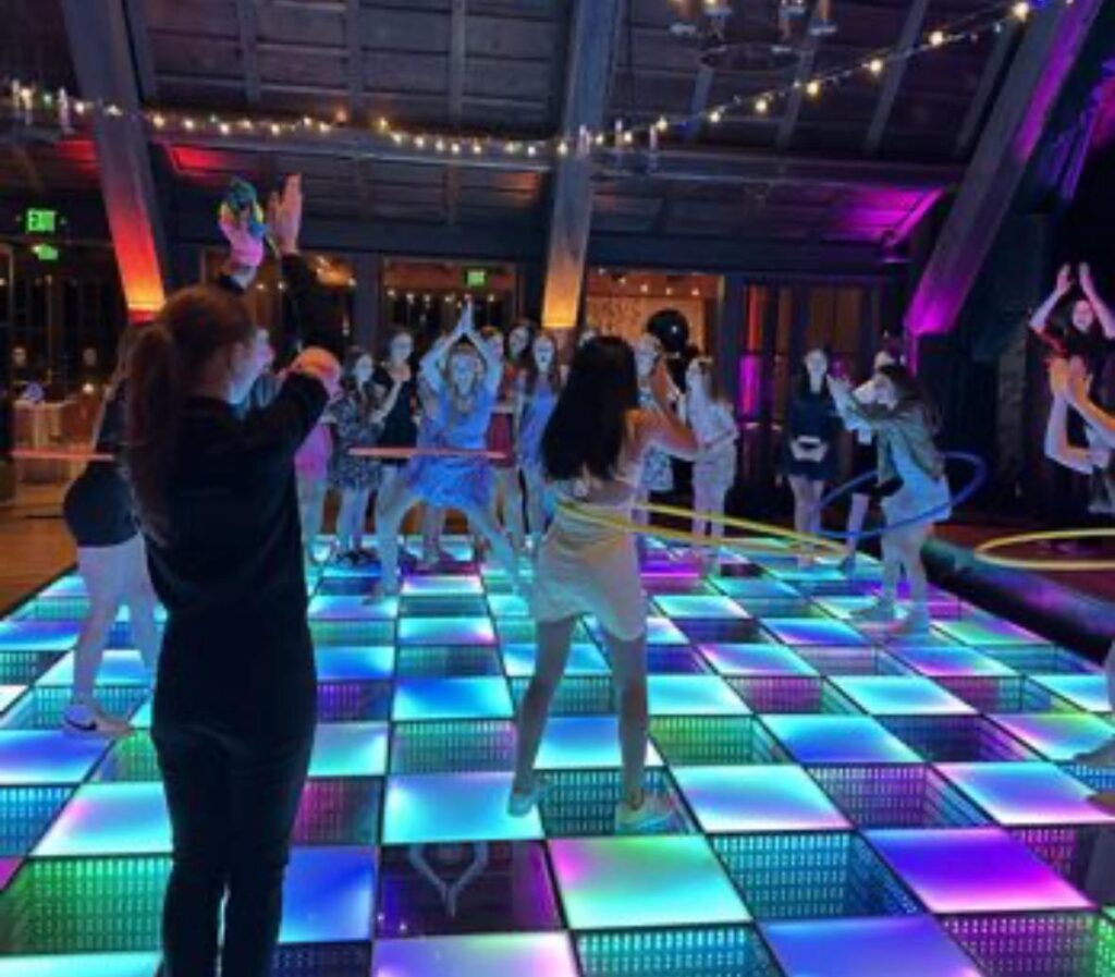 Luxury LED Infinity 3D dance floor rental in Daytona Beach, Florida. Perfect for corporate events, VIP parties, weddings, bar and bat mitzva’s charity galas & nightlife experiences.